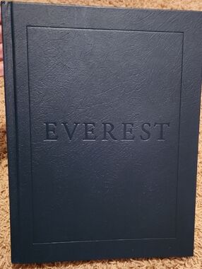 EVEREST Embossed Navy Hardcover Book Signed By David Breashears